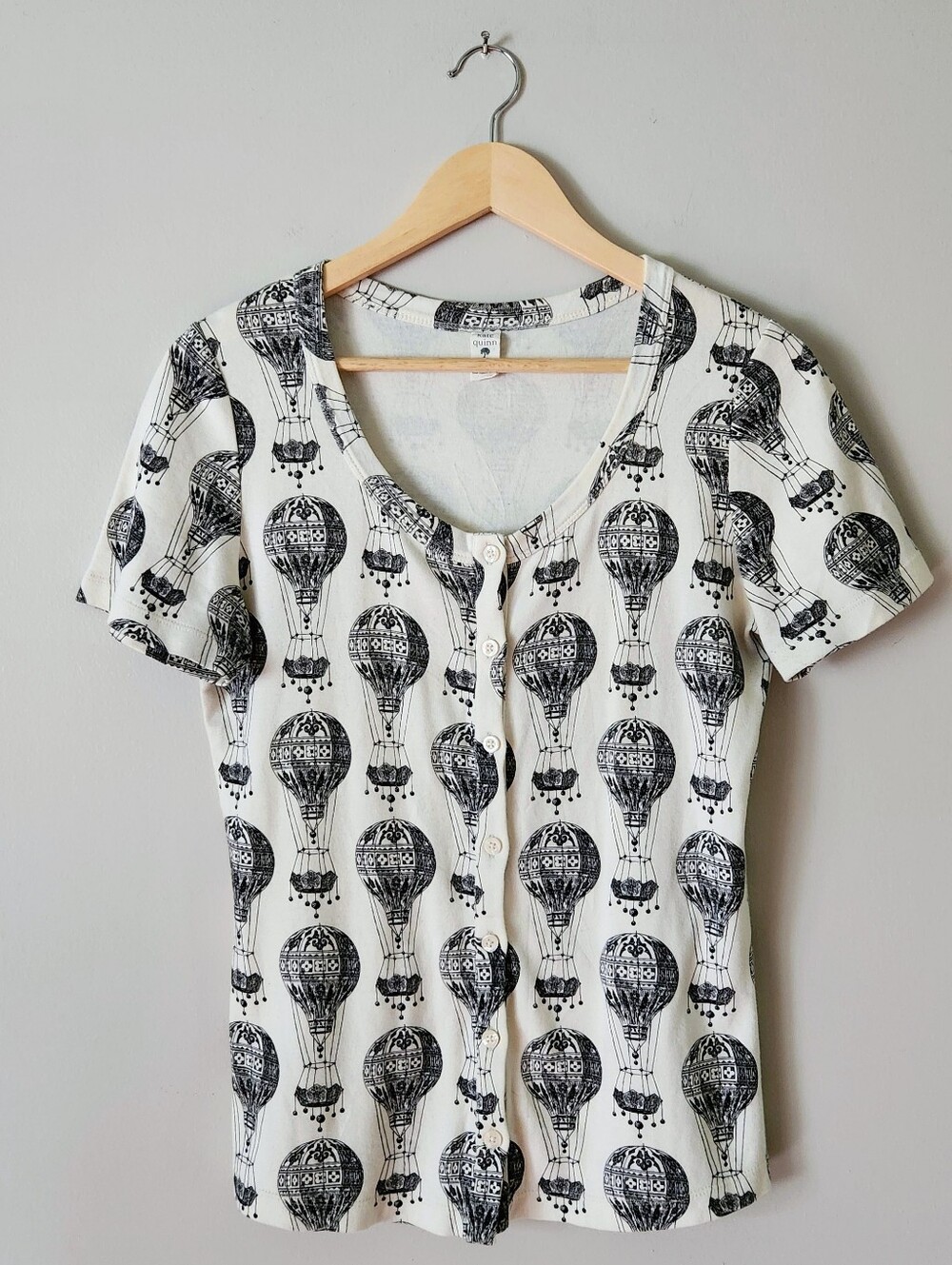 kate quinn 100% Organic Cotton Top Sz S